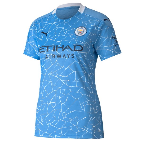 Maillot Football Manchester City Domicile Femme 2020-21 Bleu